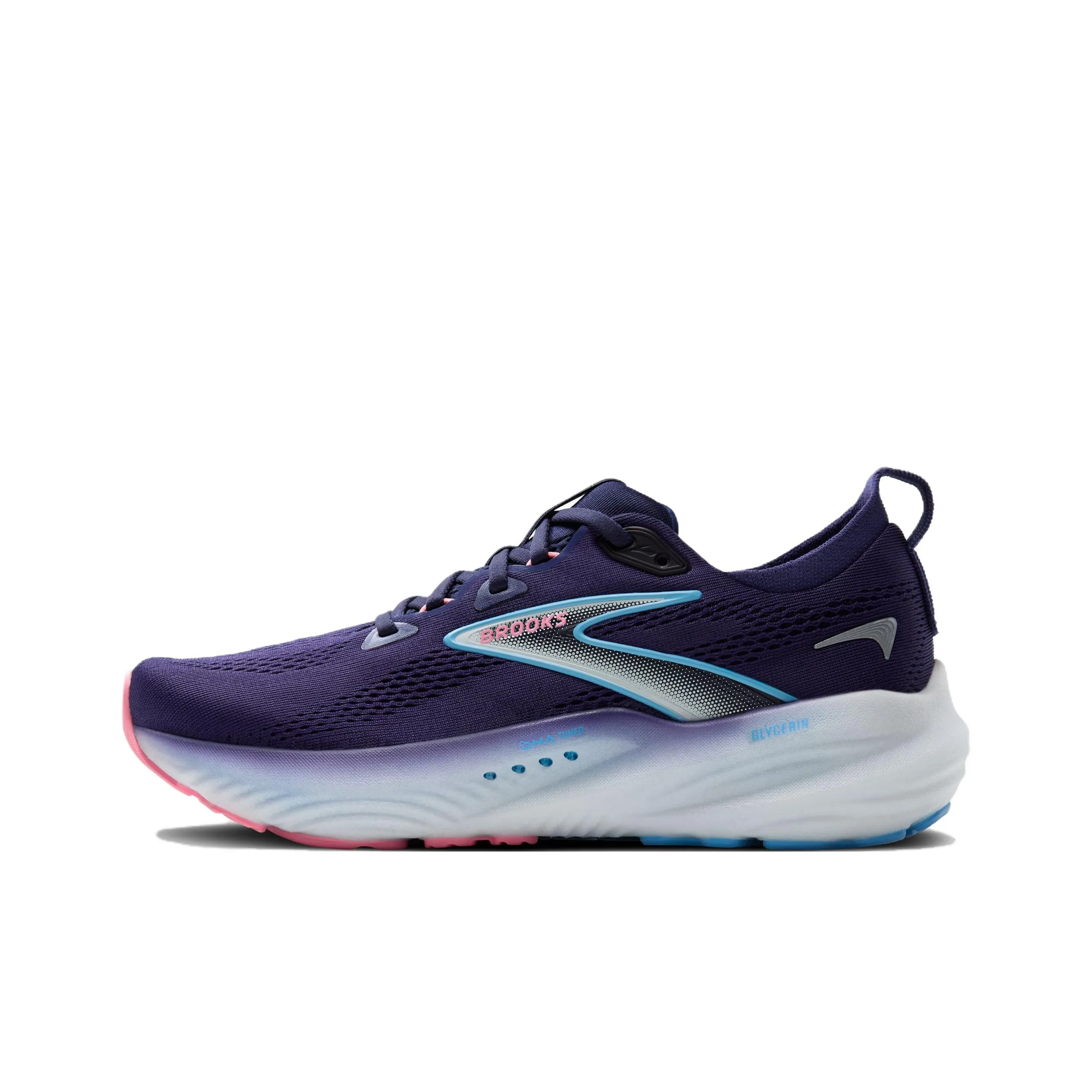 Brooks Slip Resistant Abrasion Resistant Низкий Топ Марафон Бег на длинные дистанции Обувь Женские Синий