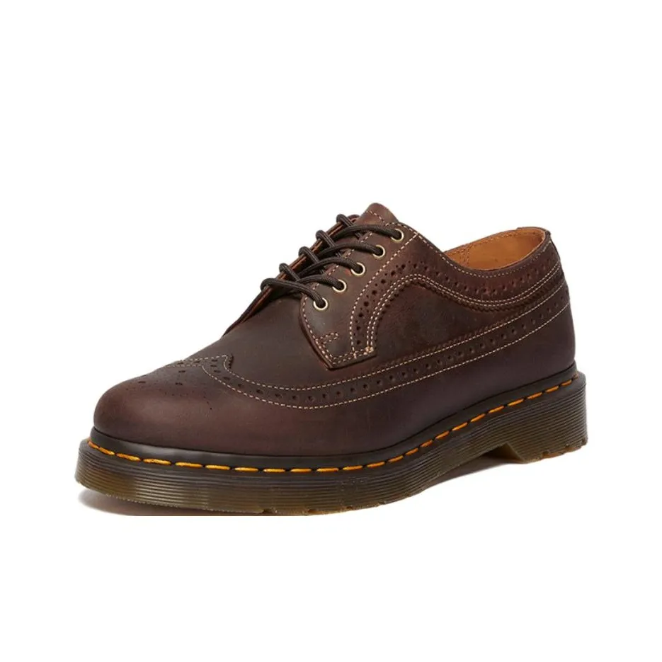 Dr.Martens Originals Устойчивый к истиранию Низкий Топ Casual Унисекс Темно-коричневый