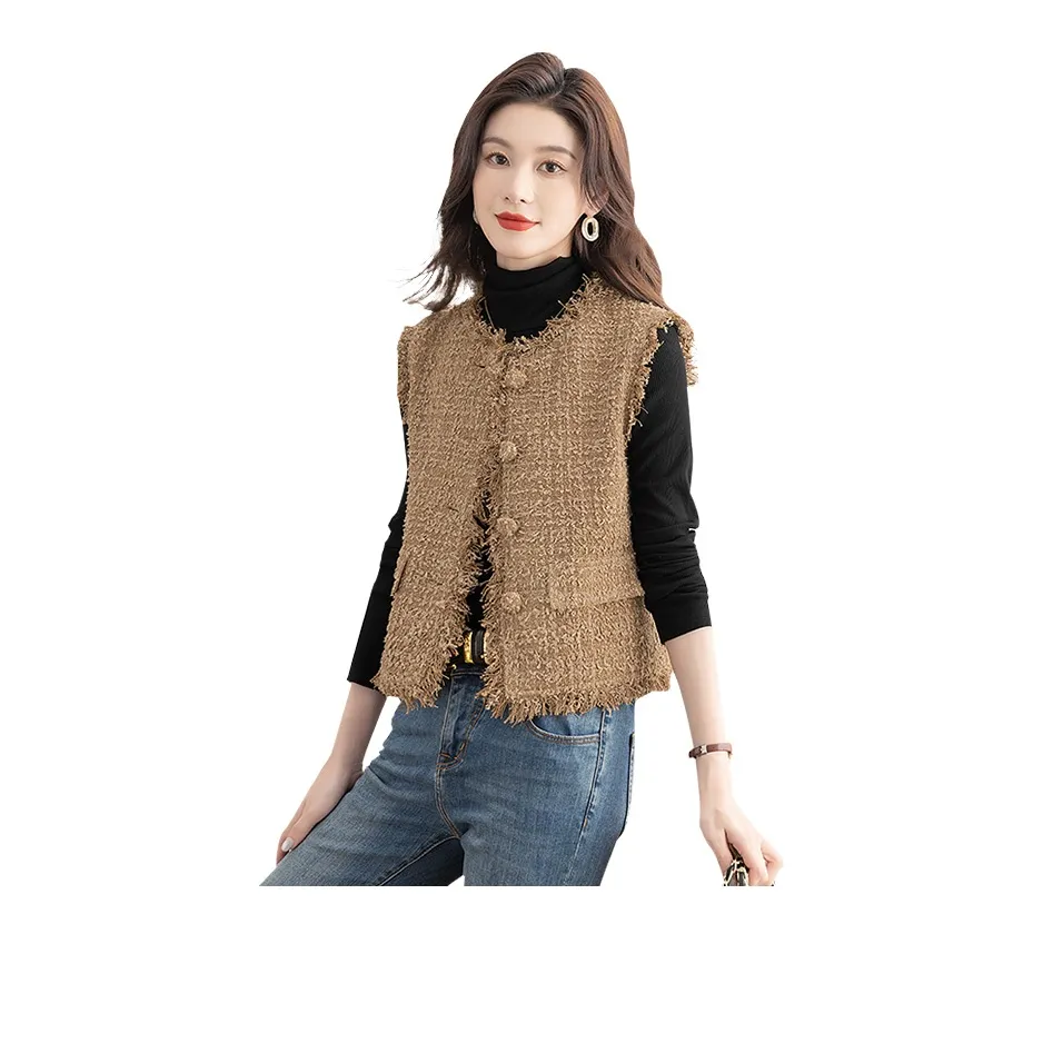 Cypress House Жилет Женские CAMEL