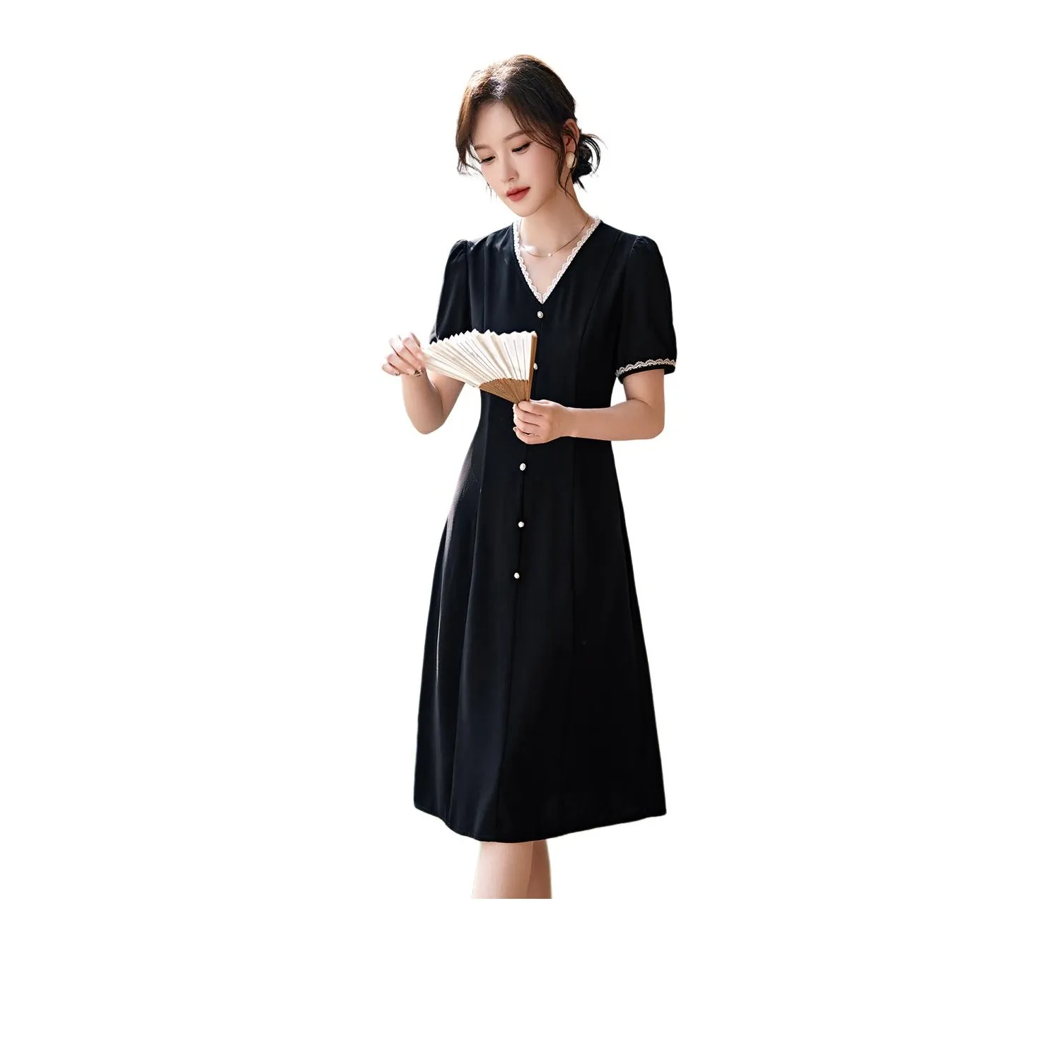 XWI Short Sleeved Dress Women's Black
