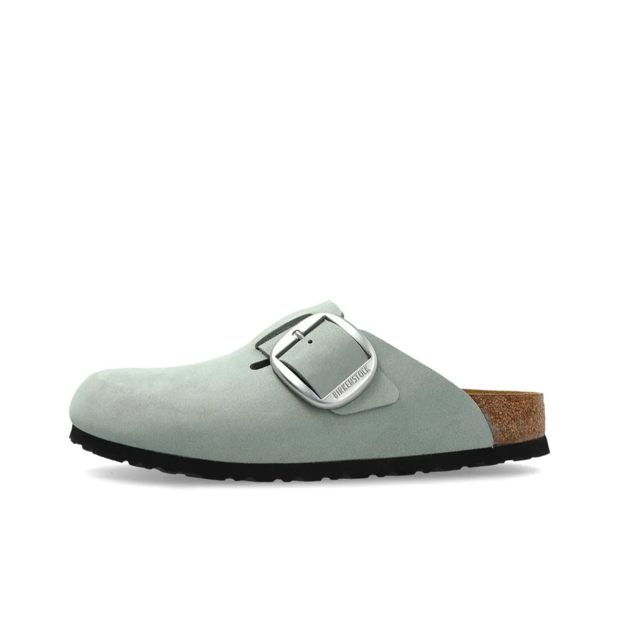 Birkenstock Boston Rubber Sole Abrasion Resistant Slip Resistant Wrap toe Slippers Women's Cyan