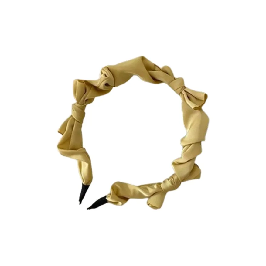 JIANYINGSHU Satin Headbands Women's