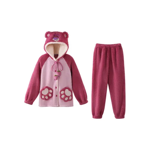 JINGYUN Strawberry Bear Series Розовый Женские Пижамные комплекты