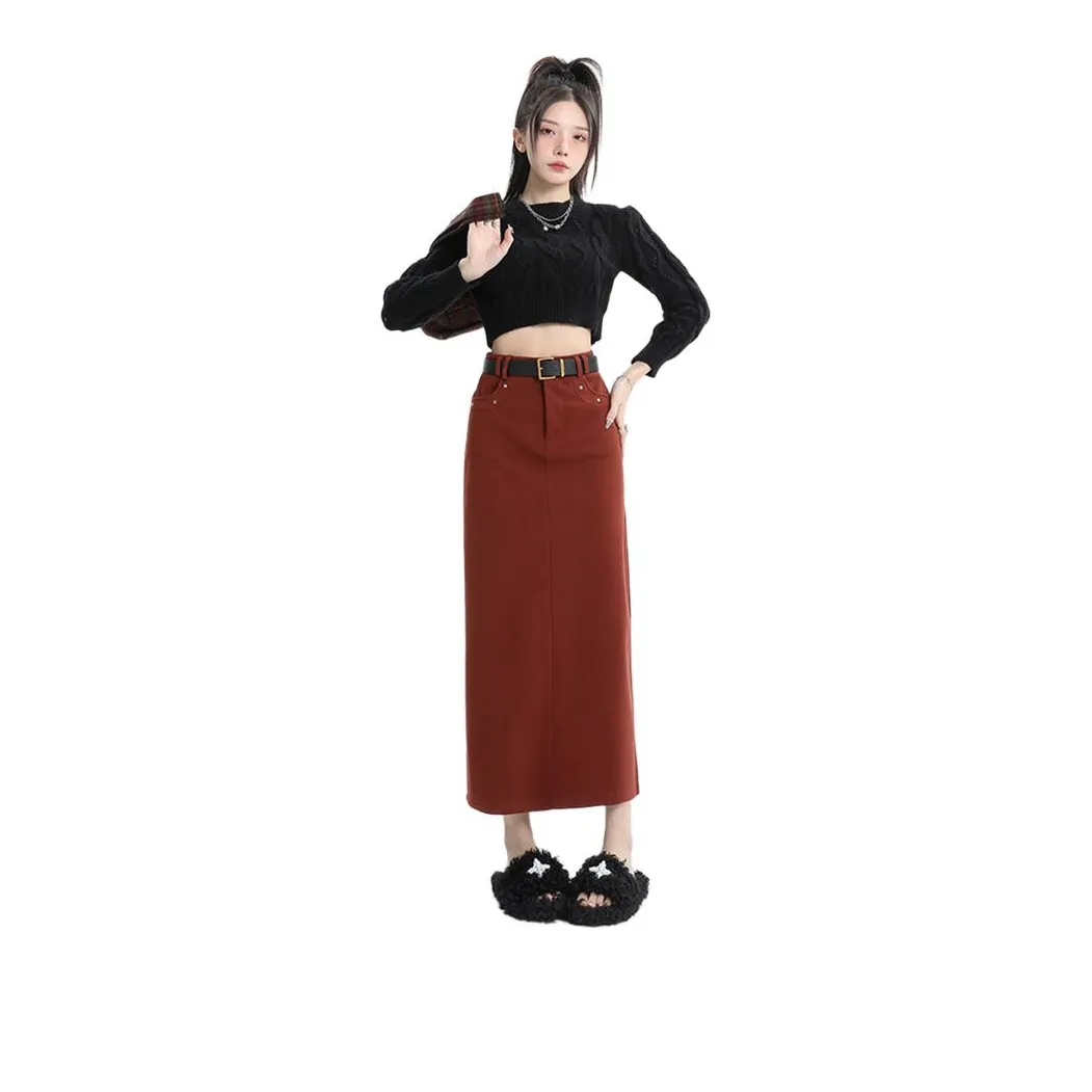 Kazakhstan Casual Long Skirt Women's