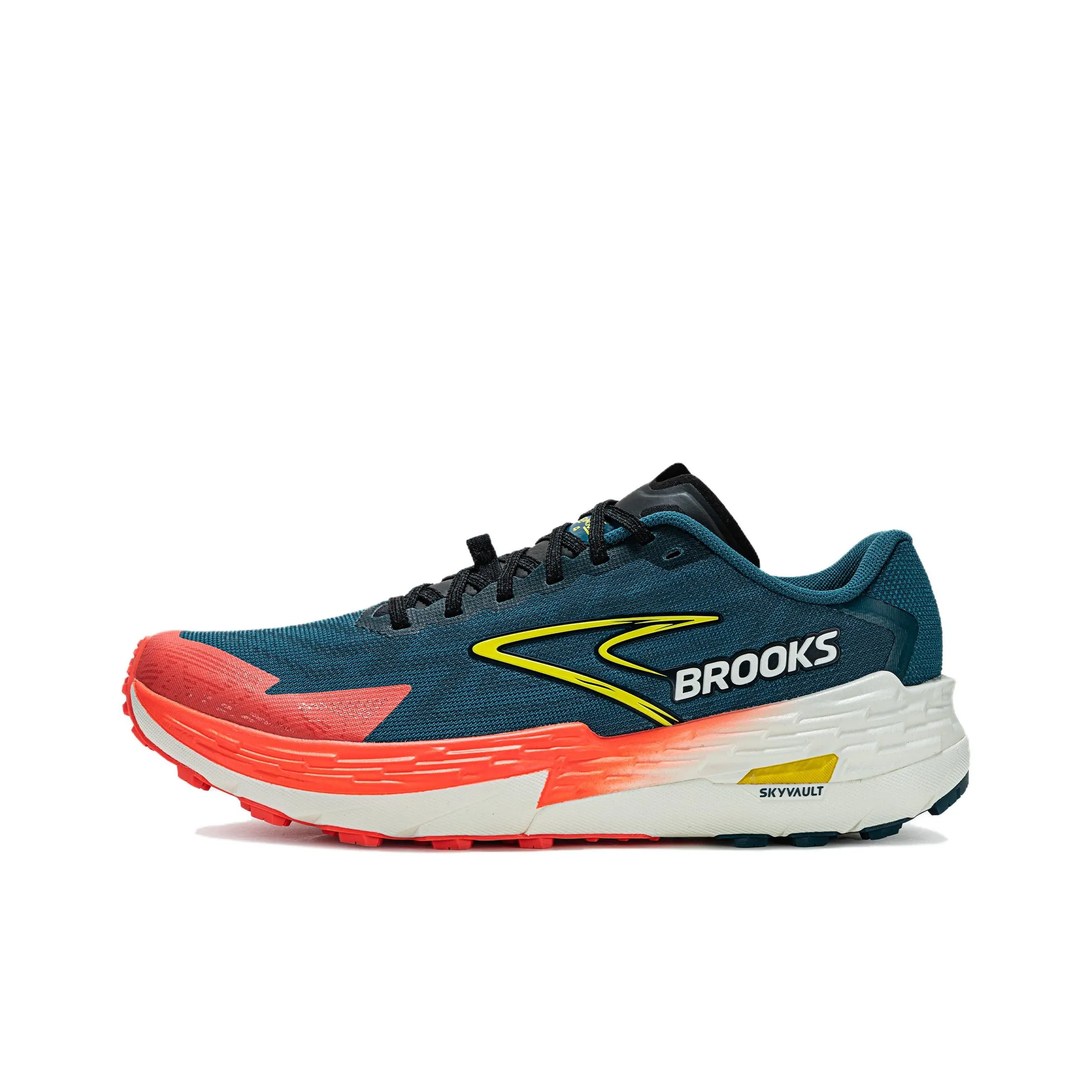 Brooks Slip Resistant Abrasion Resistant Низкие Кроссовки для Беговых Трасс Мужские Синие Оранжевые