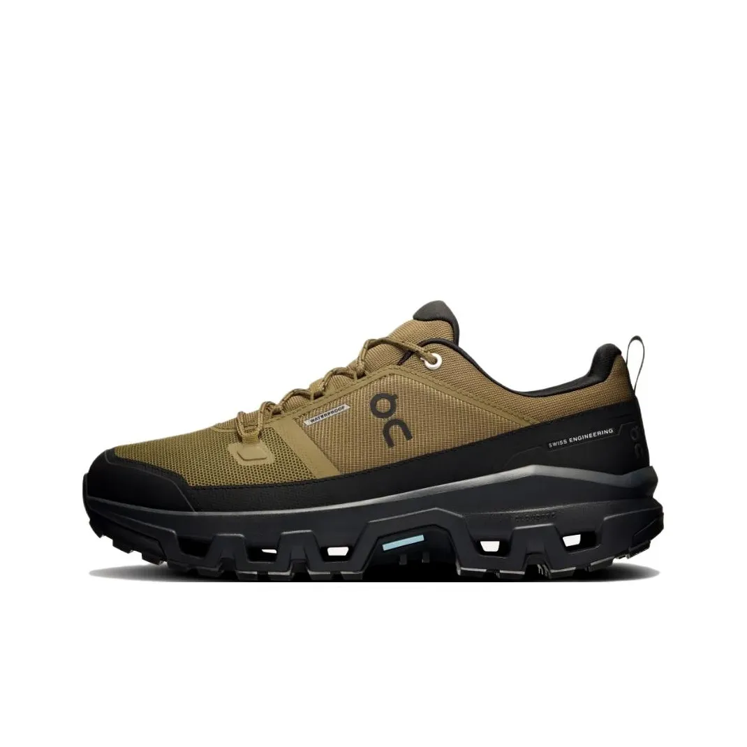 On Cloudrock Low Waterproof 'Hunter Black'