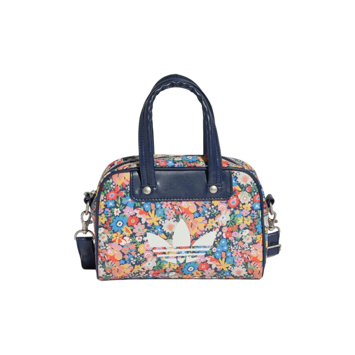 Adidas Полиуретан Bowling Bag Сумка через плечо Мини Сумка Унисекс Многоцветная