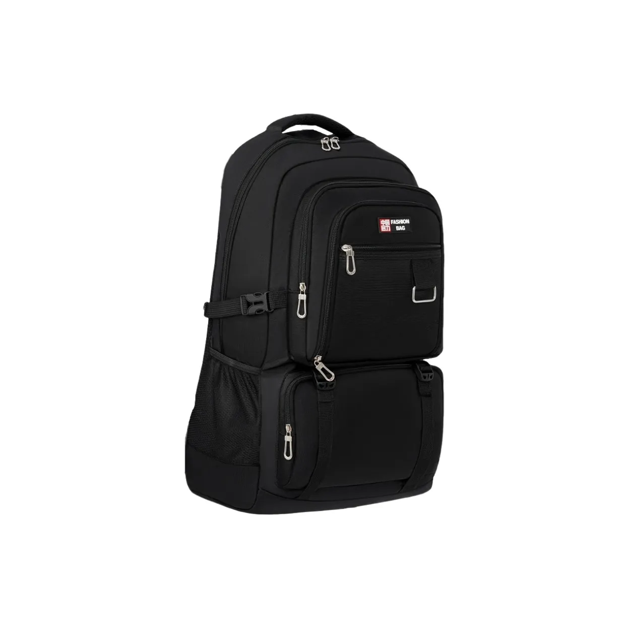 Warrior Polyester Backpack Men
s Black