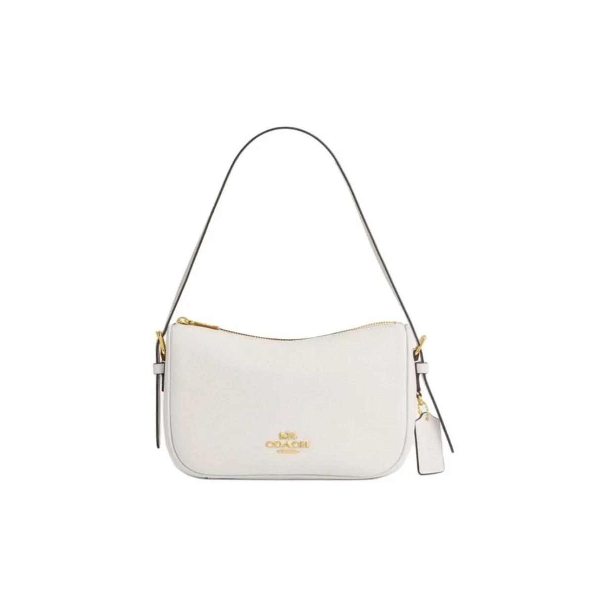 COACH Kailey Коровья кожа Сумка Сумка через плечо Средняя Женская Мел Белый