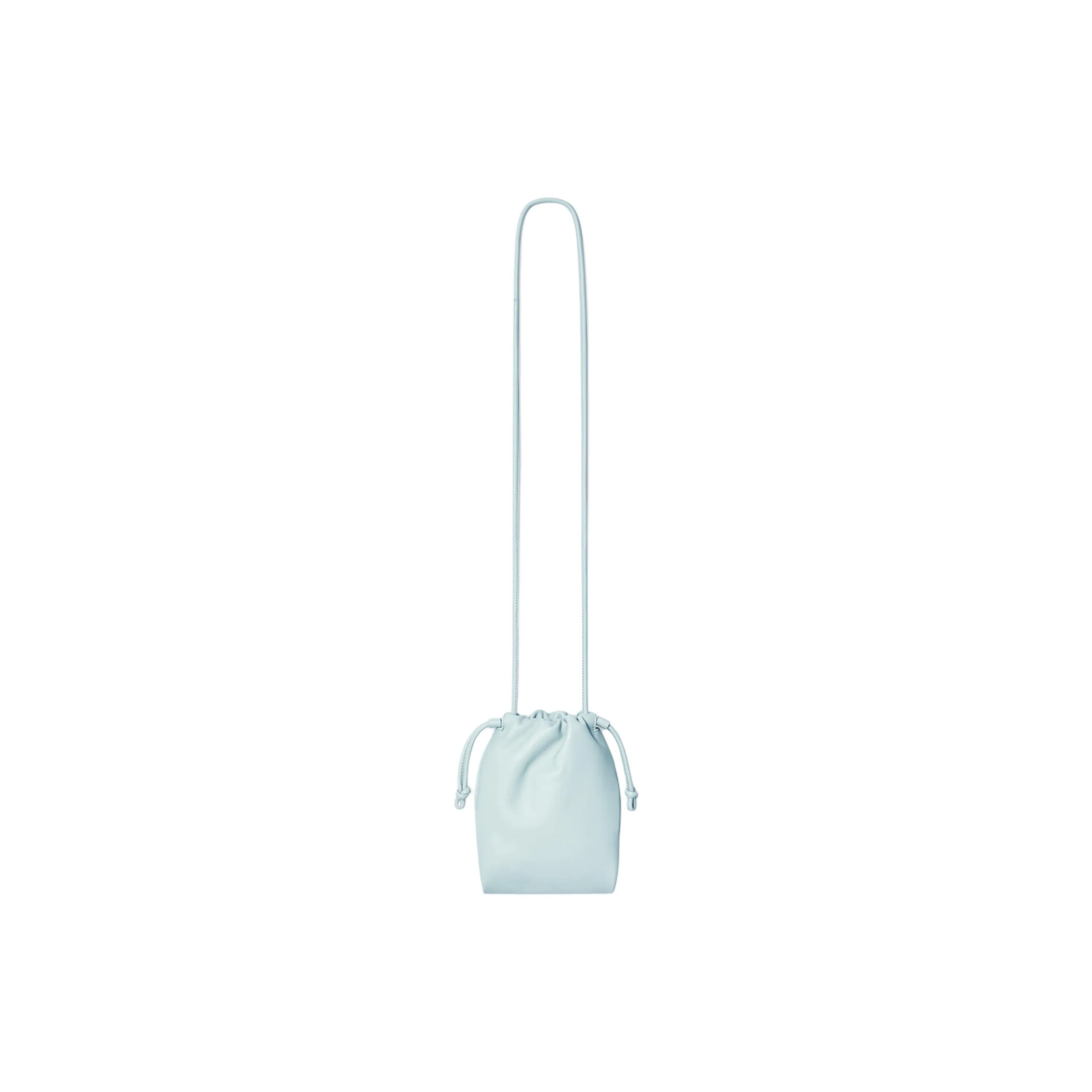 COS Sheepskin Shoulder Bag, Crossbody Bag Women's Celestial Blue