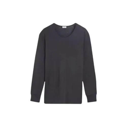 ZIMMERLI Угольно-черный Мужские майки под одеждой