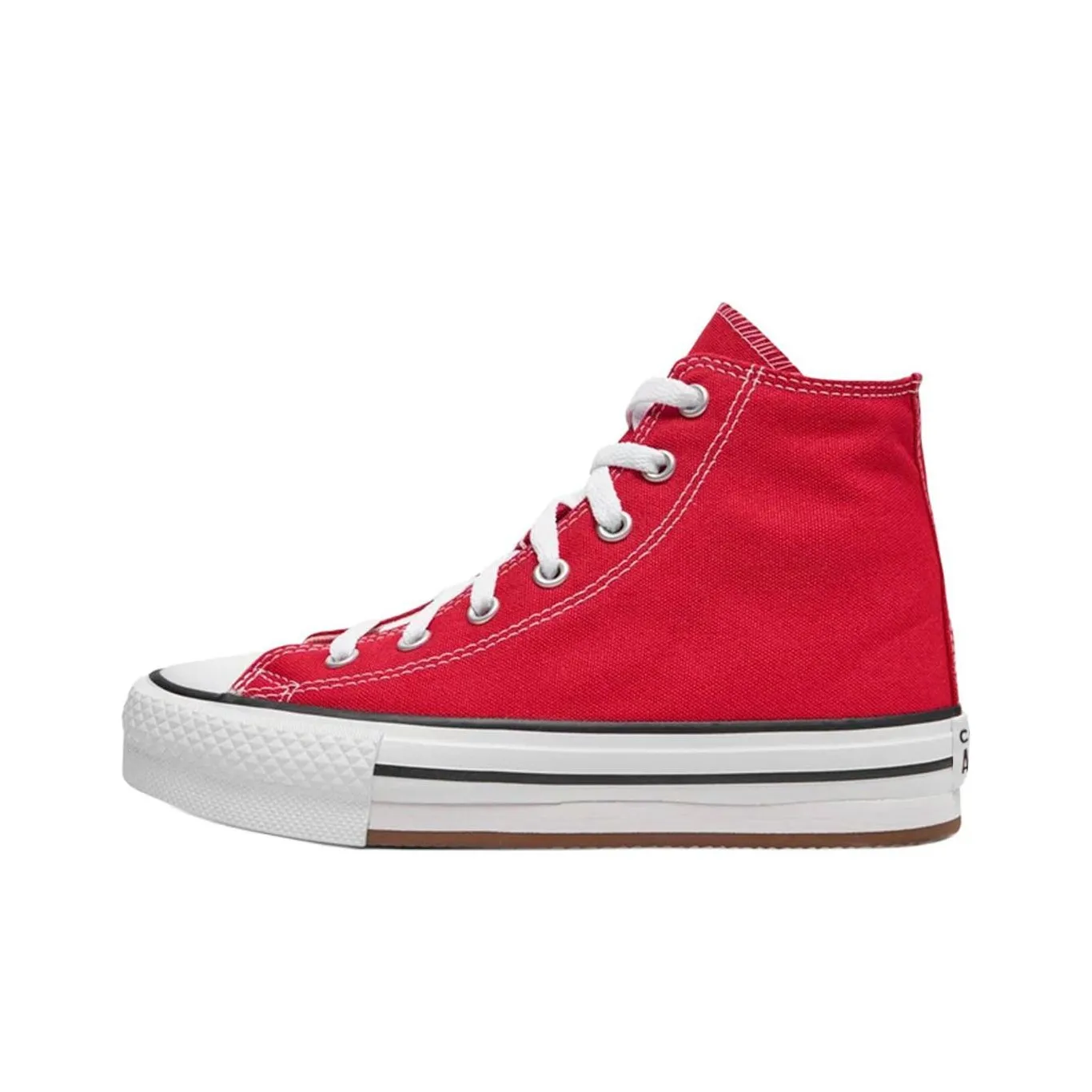 Converse Chuck Taylor All Star Износостойкий и Легкий Высокий Топ Кеды Женские Красный Белый