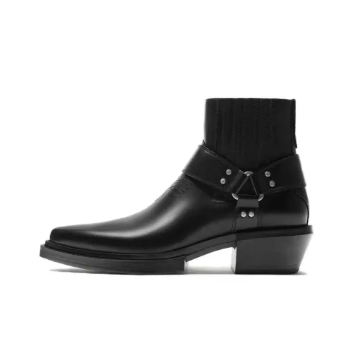 ZARA Ботильоны Черный Мужские