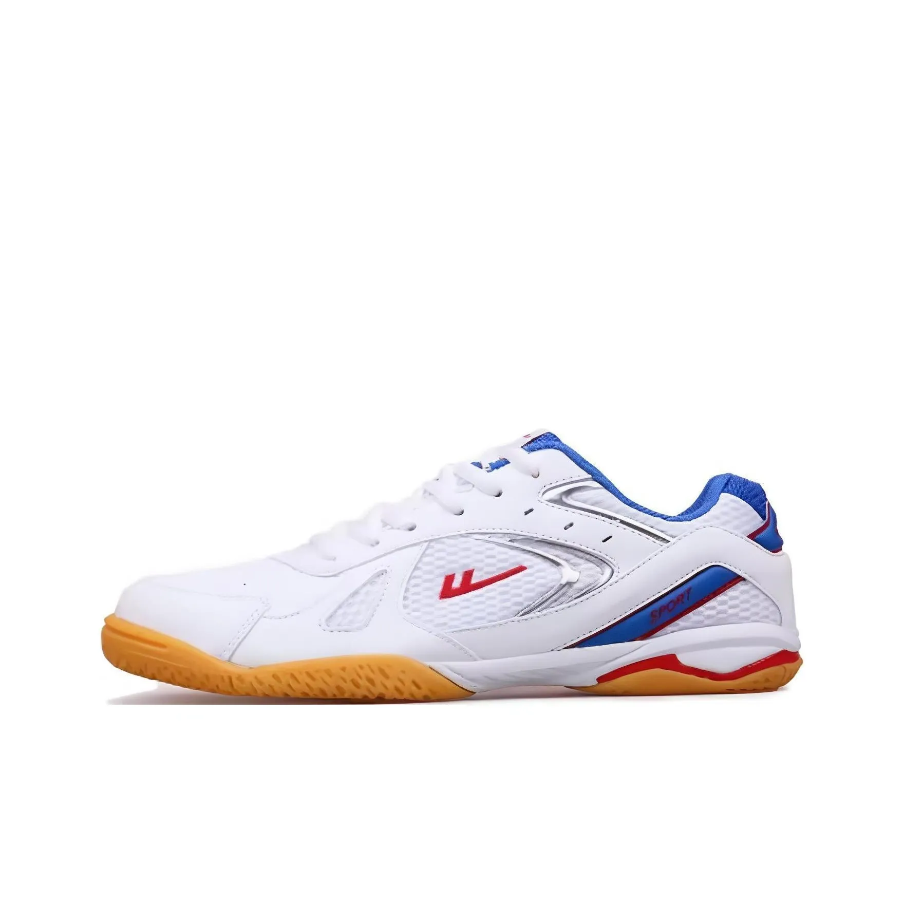 Warrior Slip-resistant Abrasion-resistant Lightweight Low-Top Training Shoes Men's White Blue