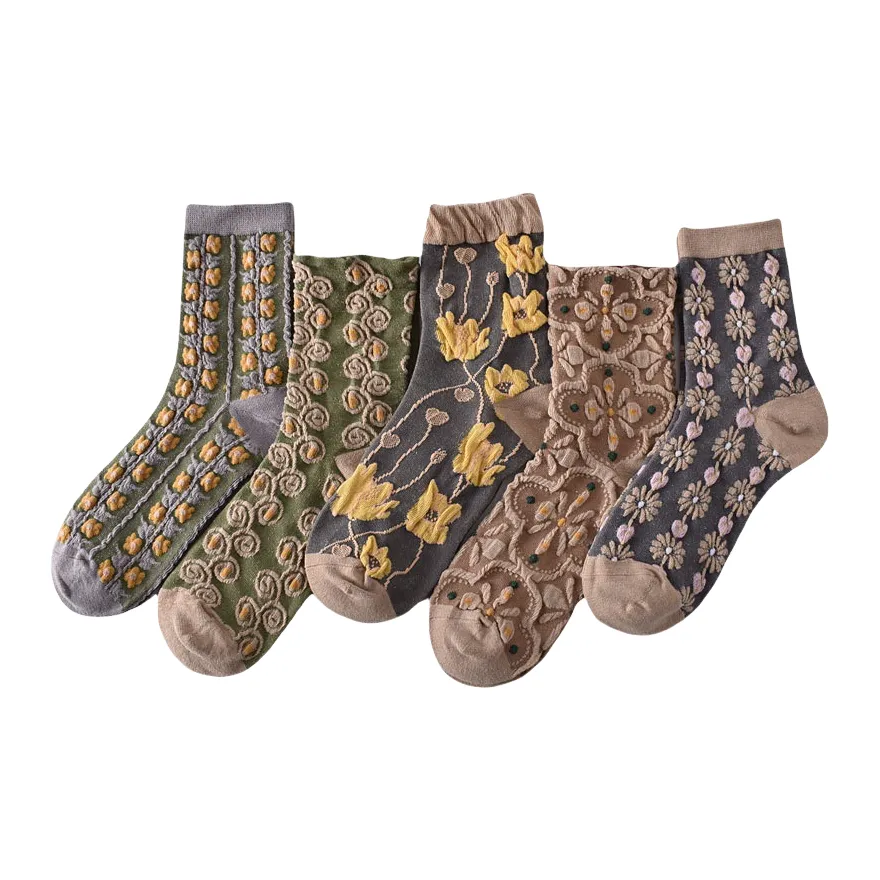 Носки Beerus High женские 5 пар смешанные цвета