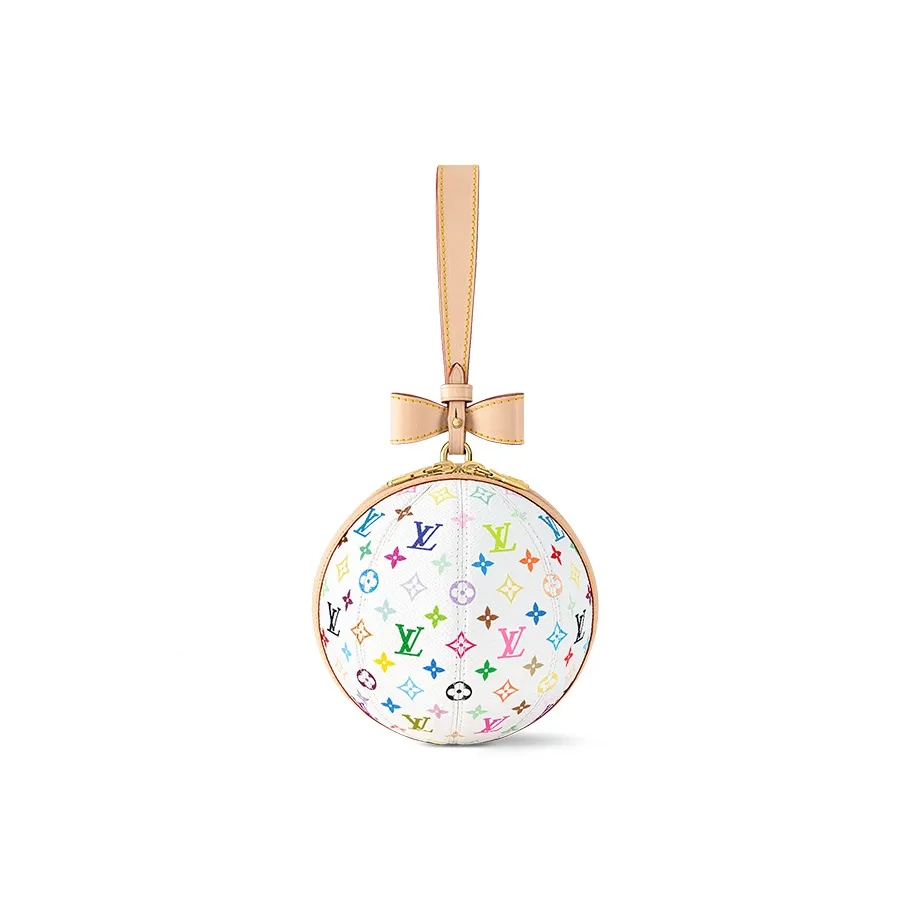 LOUIS VUITTON X Takashi Murakami Koro Koro Clutch White