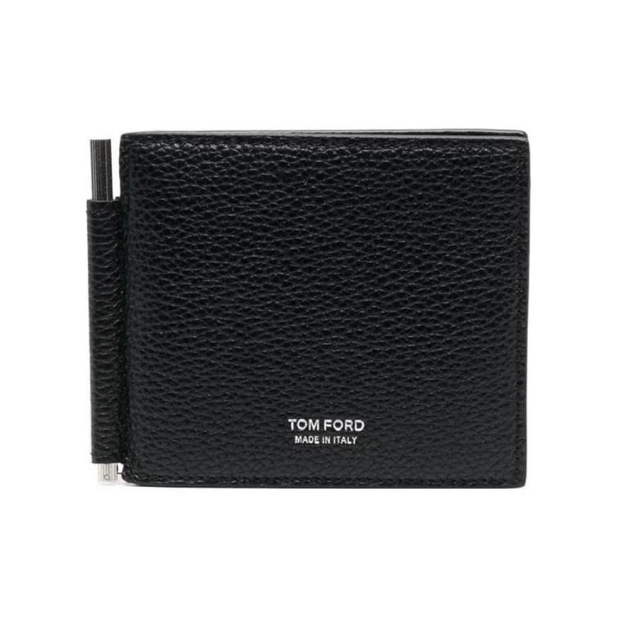 TOM FORD Logo Detailed Bi Fold Wallet