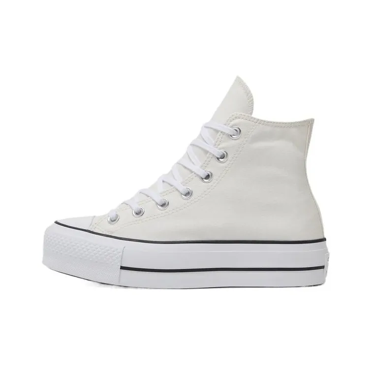 Конверс All Star Lift Износостойкие Высокие Кроссовки для скейтбординга Женские Белые