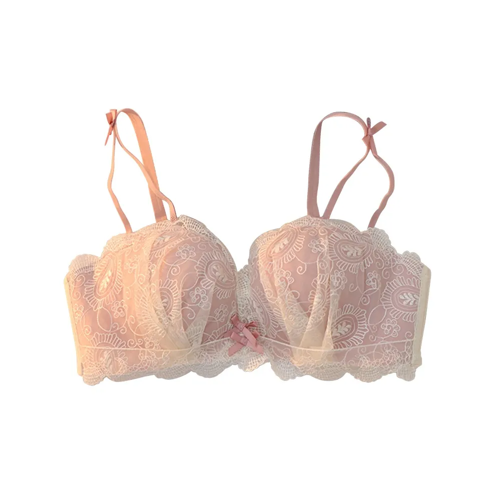 Flowers In Water Bra Women's Creamy Peach