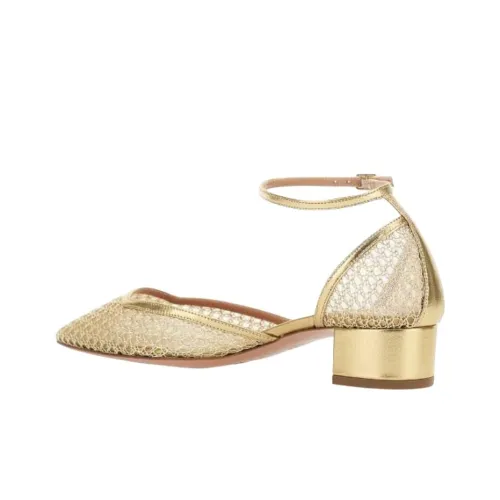 AQUAZZURA Высокие каблуки Золотой Женские