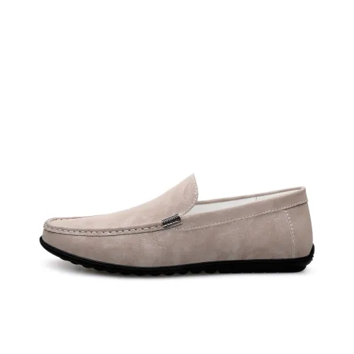 Reivantix Мужские повседневные туфли Low Top 6803 Бежевые Мужские
