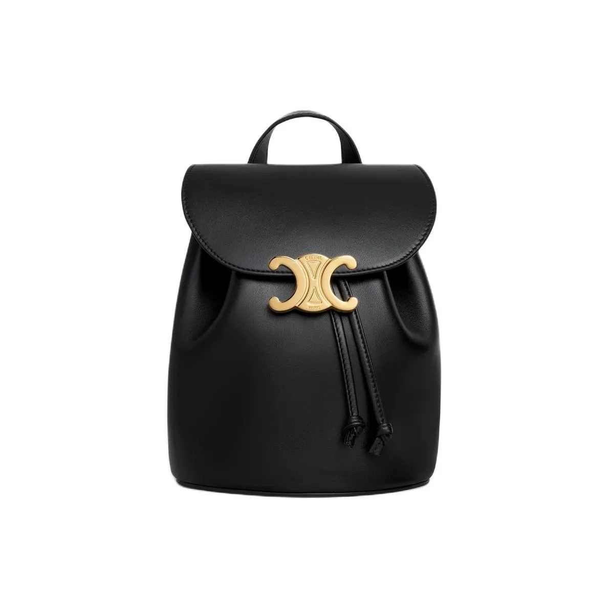 CELINE Smooth Cow Leather Backpack Women's Black