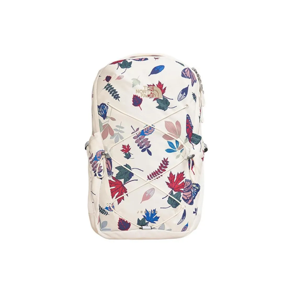 THE NORTH FACE 27L Backpack Outdoor Bag Recycled Polyester White & Multicolor Women's