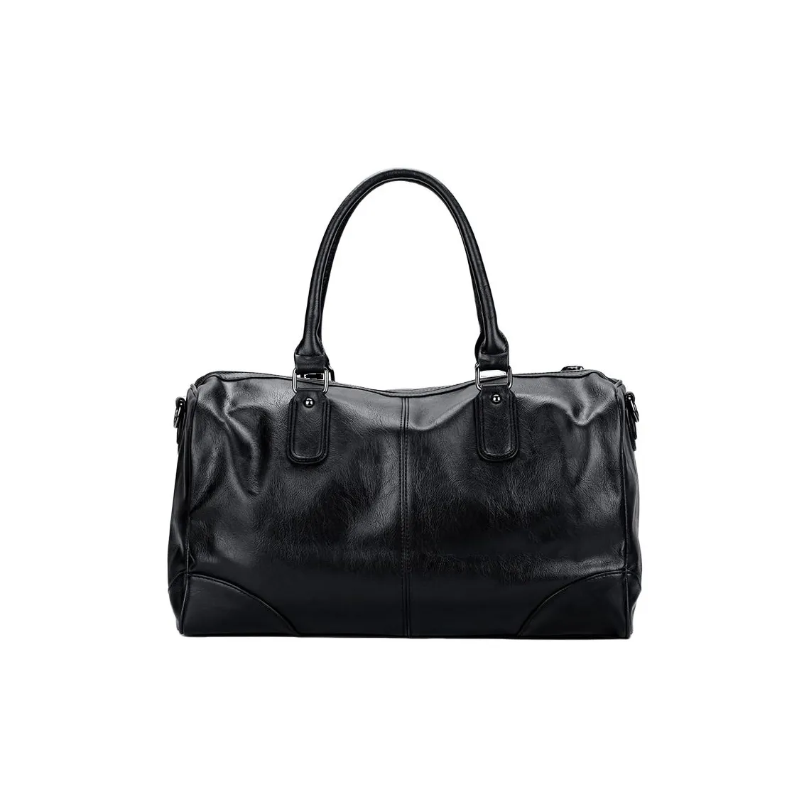 GEERDUN PU Travel Bag Unisex Black
