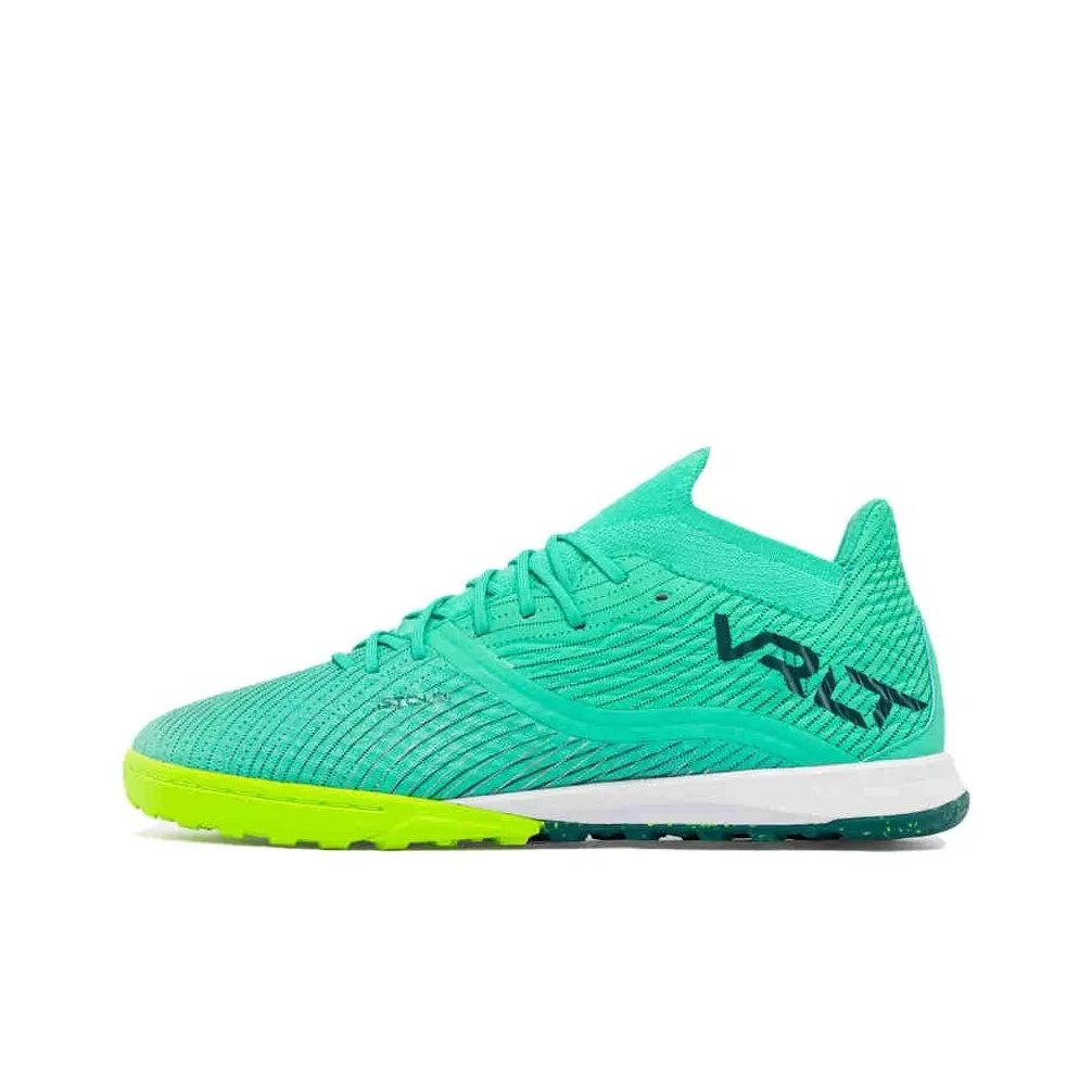DECATHLON Viralto 3 TF Turf Shock Absorbers With Slip Resistant Features Soccer Shoes Men's Green