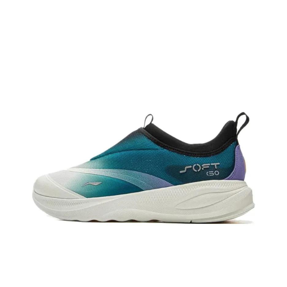 LINING SOFT GO 2 Амортизаторы Устойчивые к истиранию Низкий Топ Повседневный Мужской Зеленый Фиолетовый