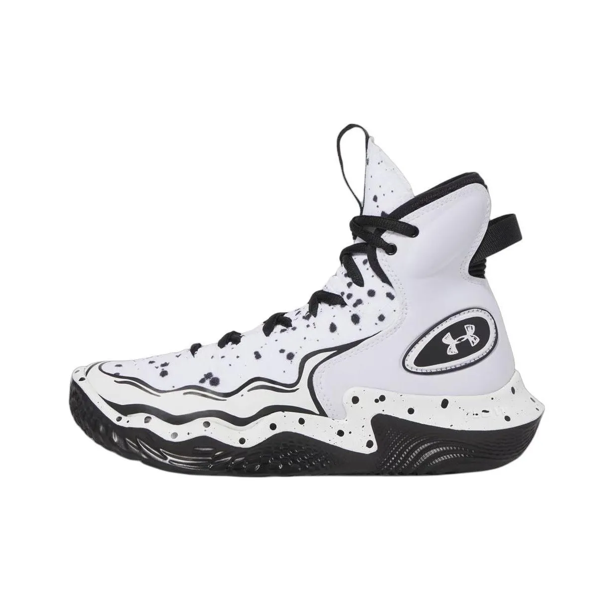 Joshua Vides x Under Armour Highlight Anti Slip Wear Resistant High Top Training Shoes Women's White Black