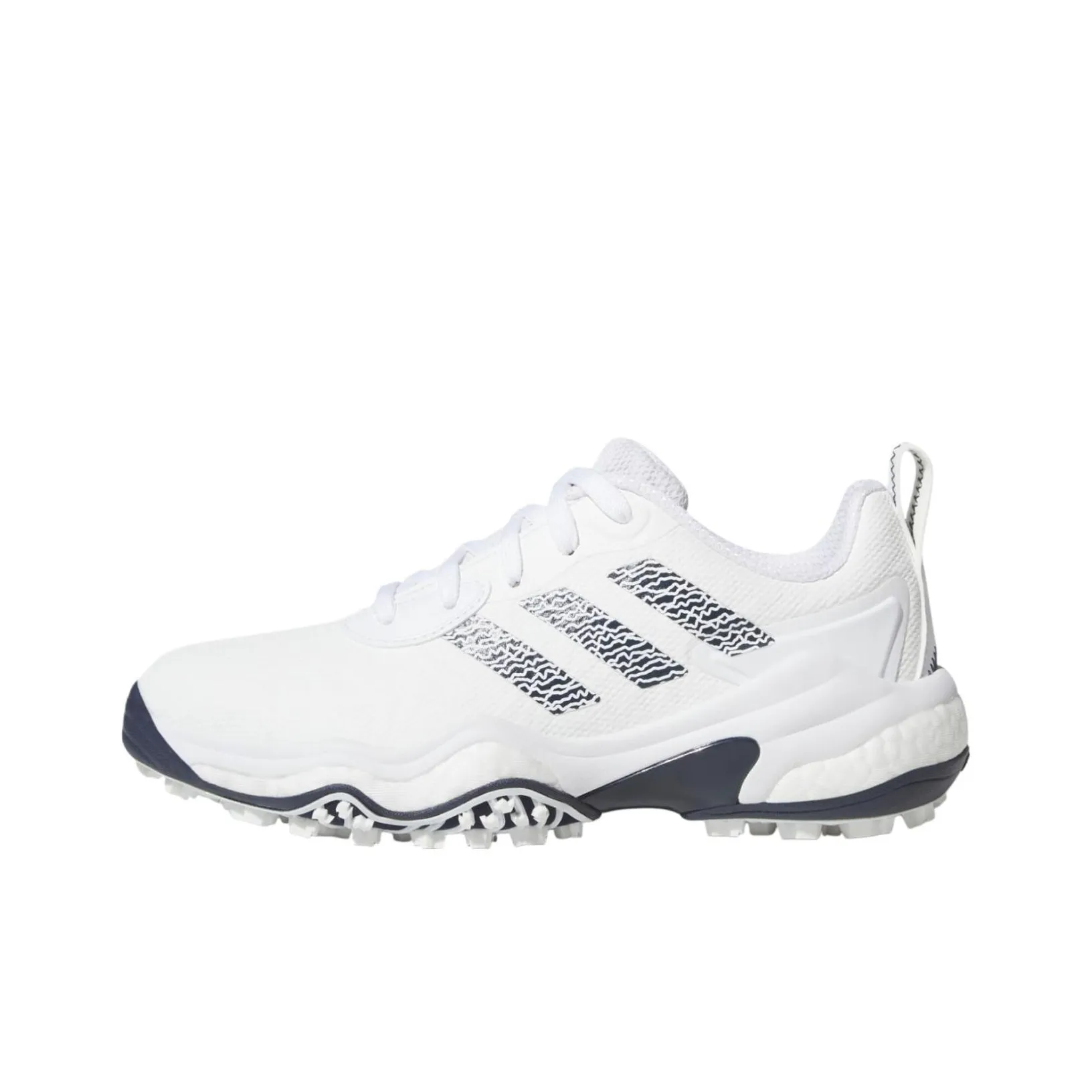 Adidas CODECHAOS 25 Противоскользящая Устойчивая к истиранию Низкий Топ Обувь для гольфа Женская Белый Синий