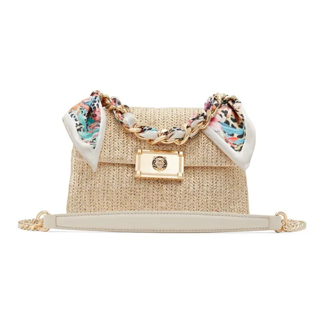 ALDO Artificial Leather Crossbody Bag Medium Size Women's Natural