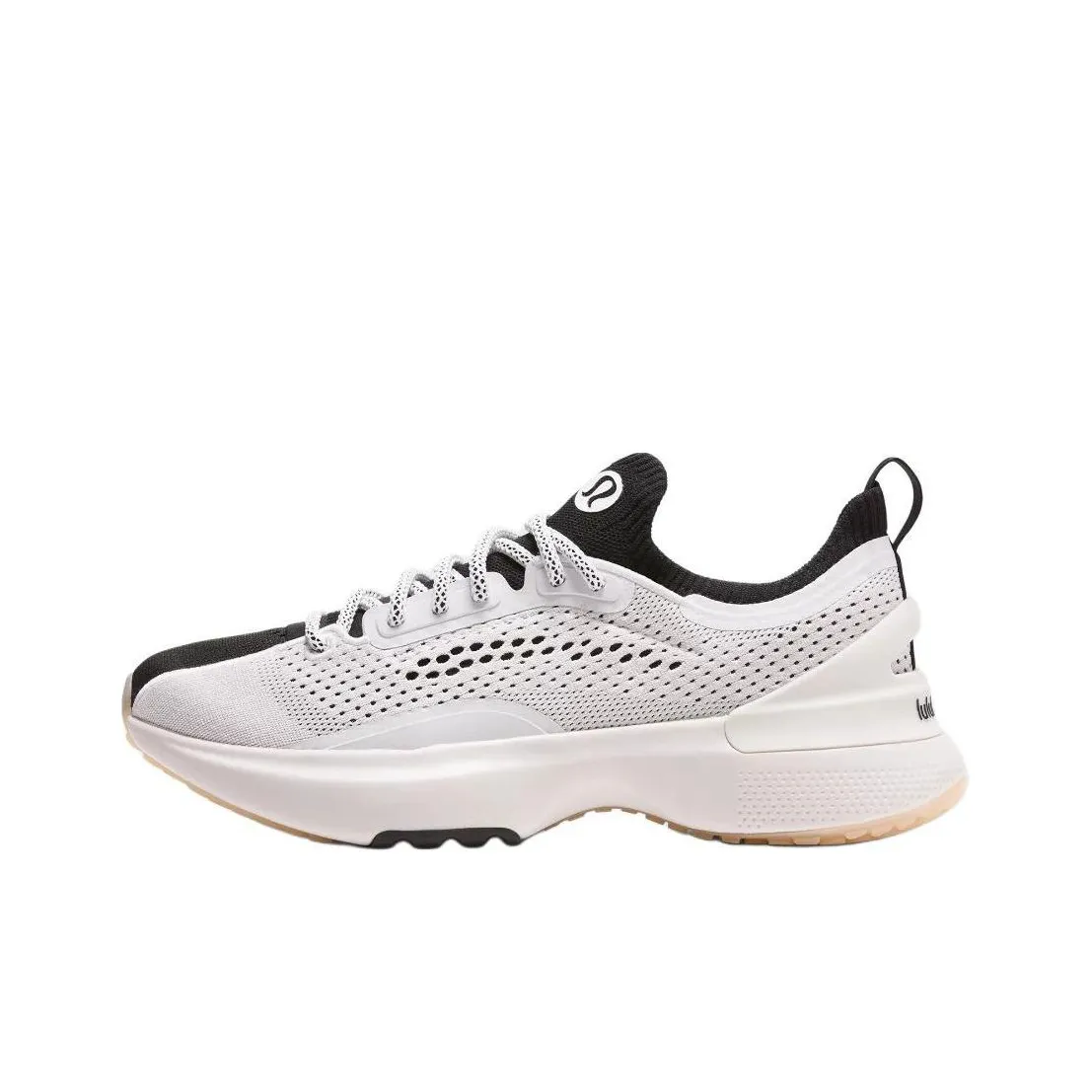 Lululemon Breathable Support Low Top Training Running Shoes Women's White Black