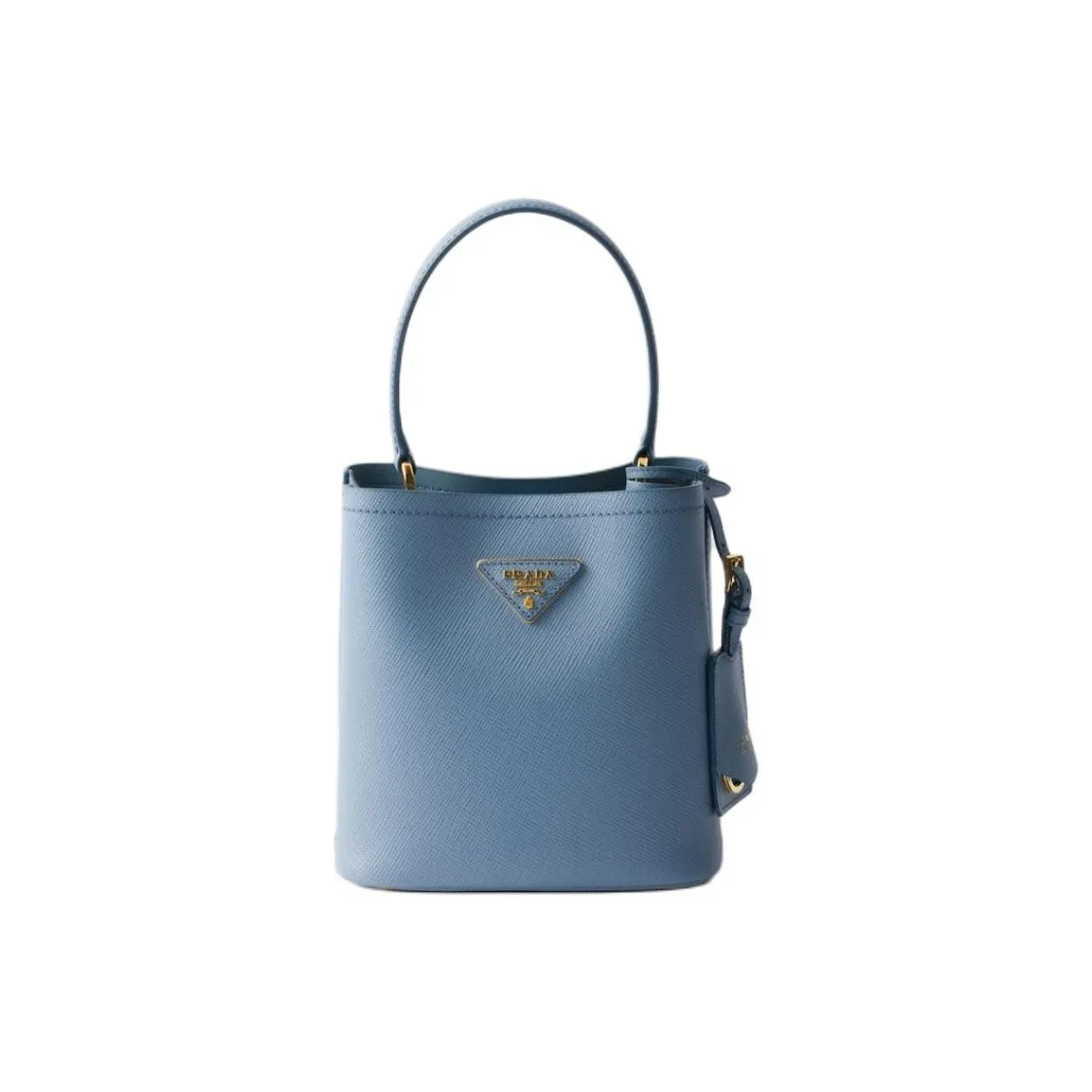 PRADA Saffiano Calfskin Shoulder Bag, Crossbody Bag, Handbag Mini Women's Starry Blue
