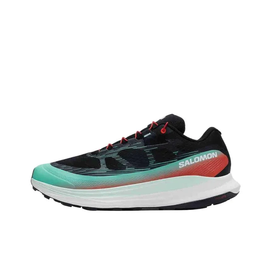 SALOMON Ultra Glide 2 Устойчивый к истиранию Низкий Топ Повседневный Трейл Бег Марафон Беговые кроссовки Мужской Черный