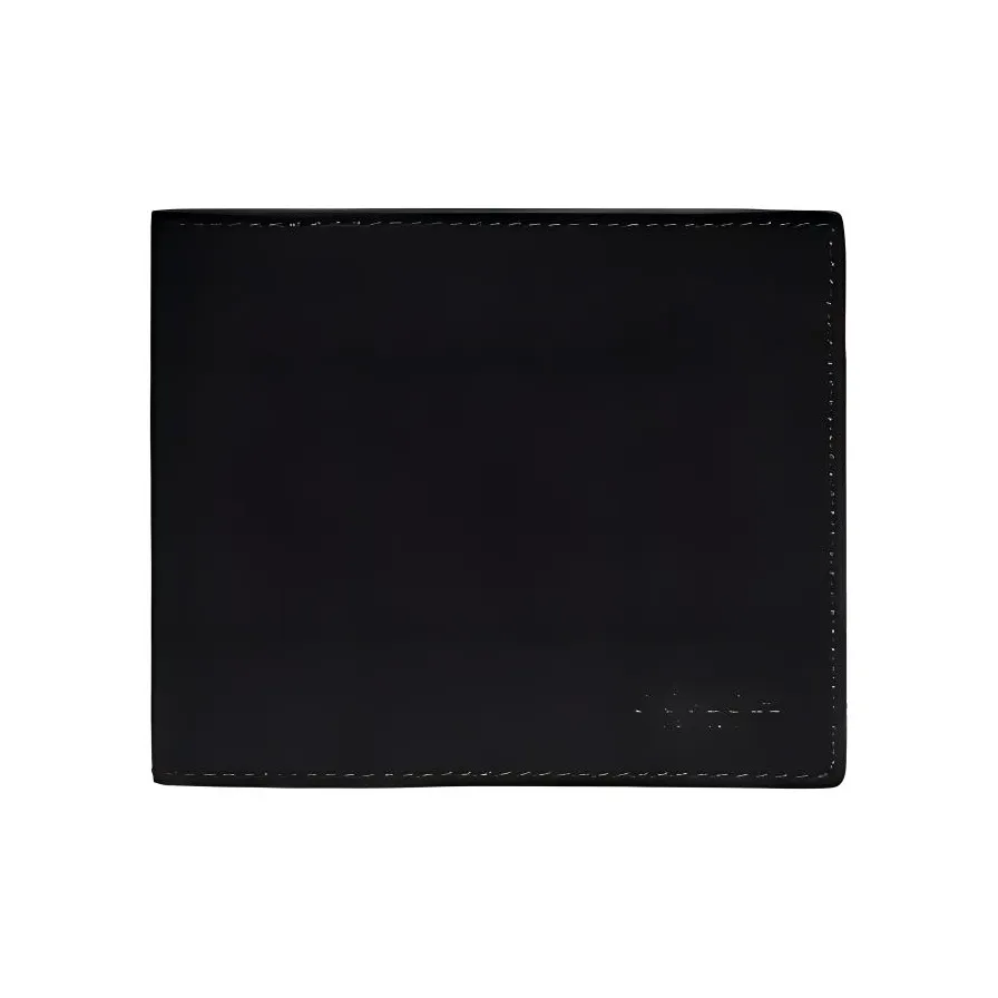 COACH 3 IN 1 Wallet Refined Calfskin Leather 3 in 1 Card Holder, Wallet Men's Black