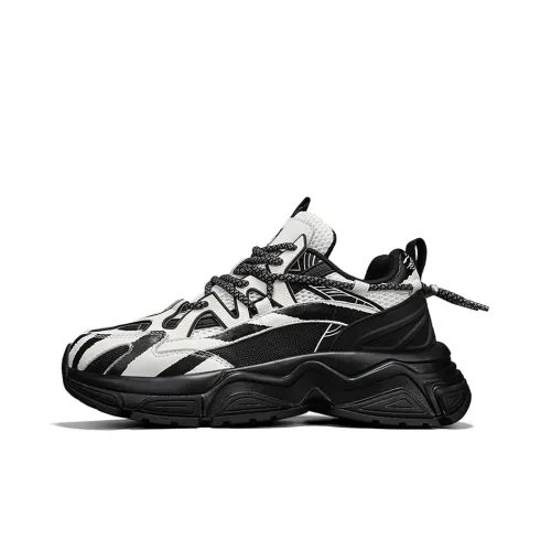 NFL Clunky Толстоподошвенные кроссовки Low Top Черные Мужские