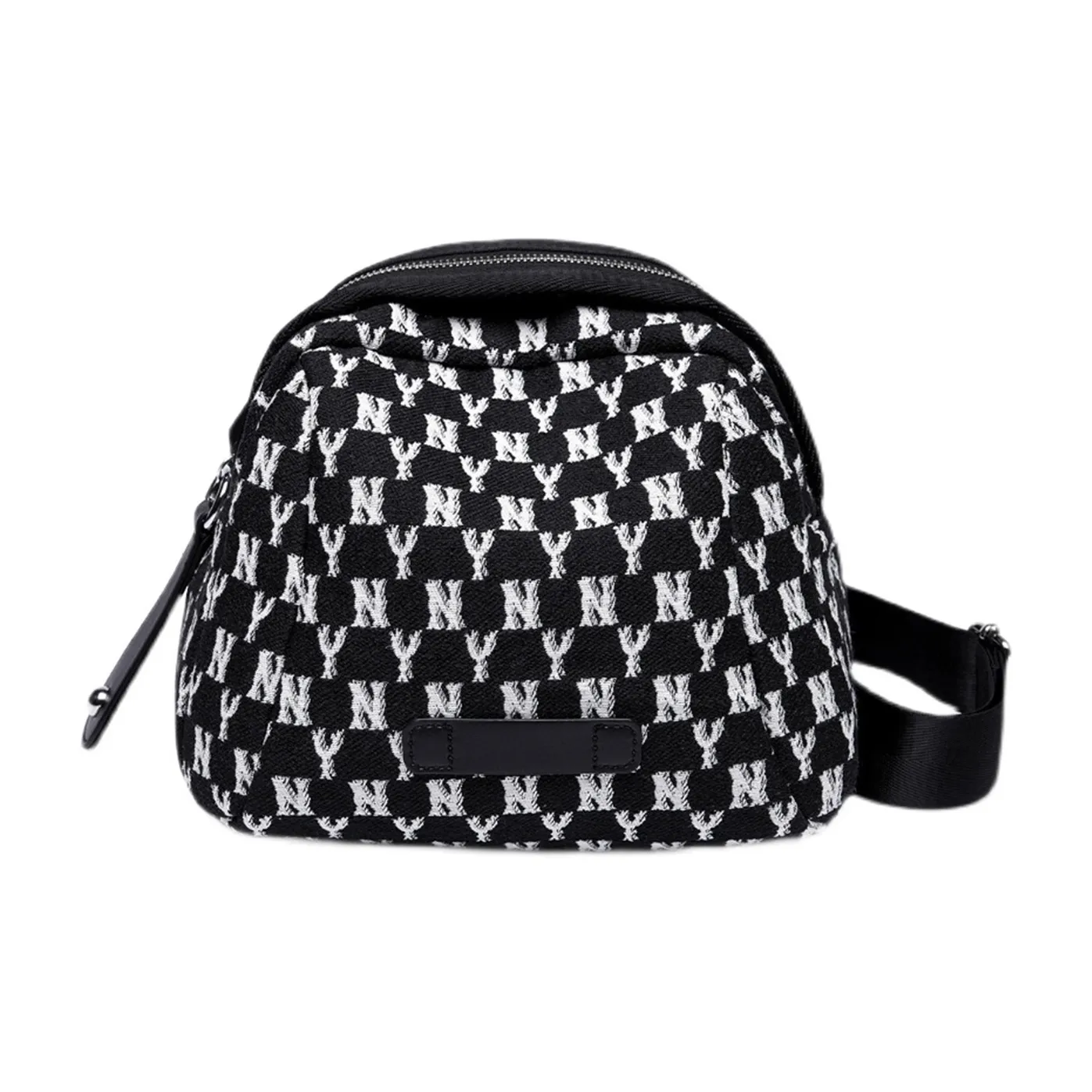 WANWU Ткань Dome Сумка на плечо Женская Черная