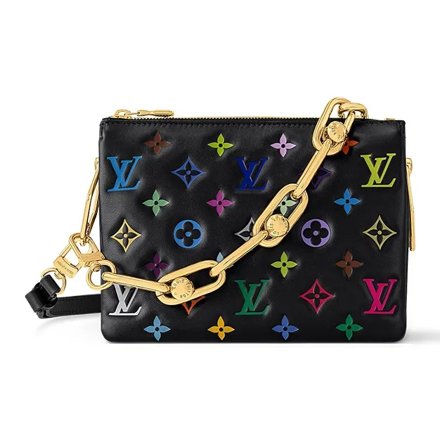 LOUIS VUITTON X Takashi Murakami Coussin Bb Black Multicolored