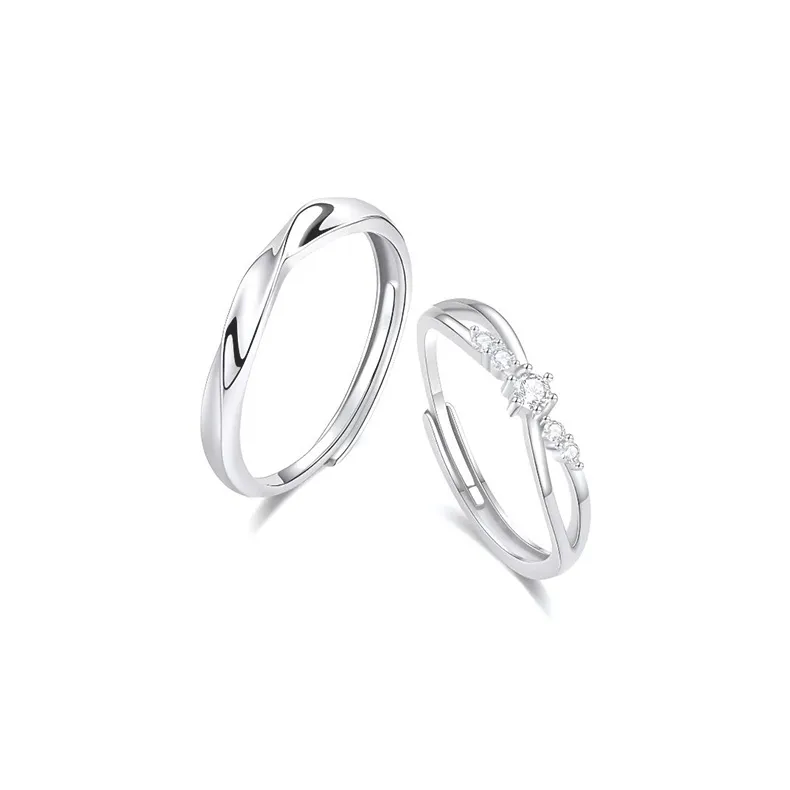 JOLLY NOTE Anniversary Love Confession Date Rings Unisex