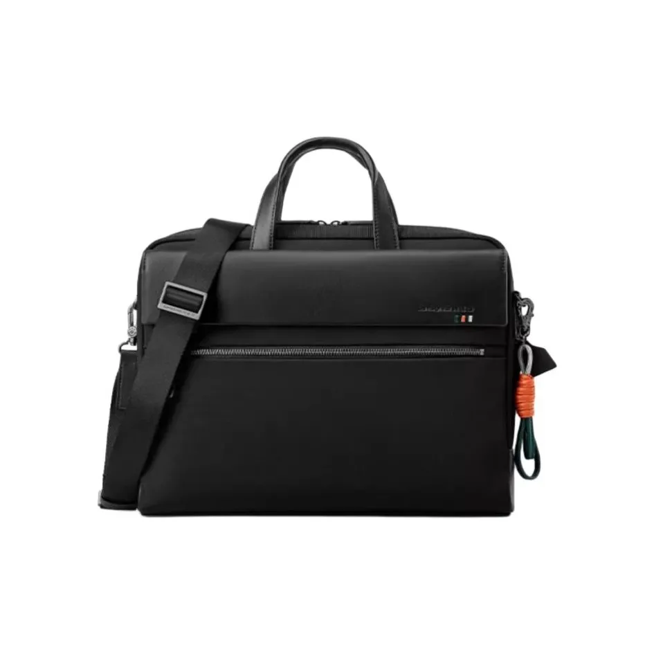 SAMSONITE Ткань Ноутбук Сумка Большая Мужская Черная