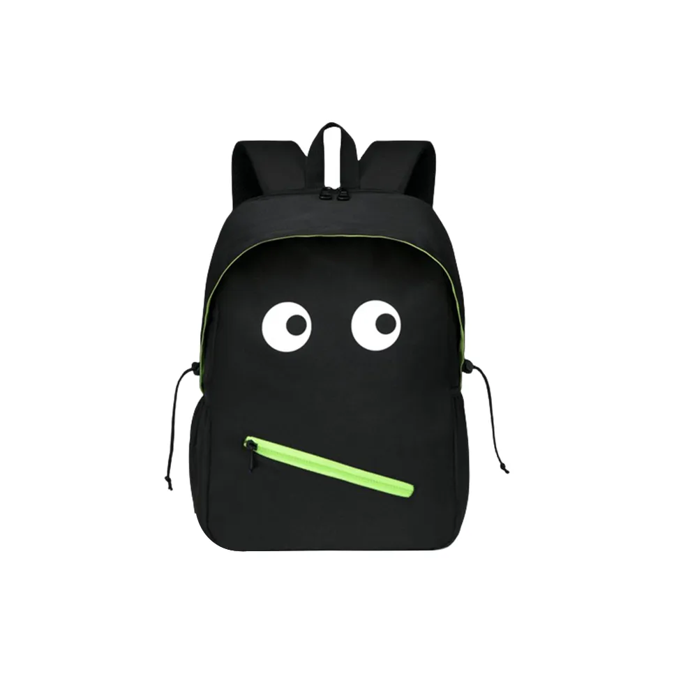 Dusen Kangaroo Waterproof Fabric Backpack Regular Unisex Black