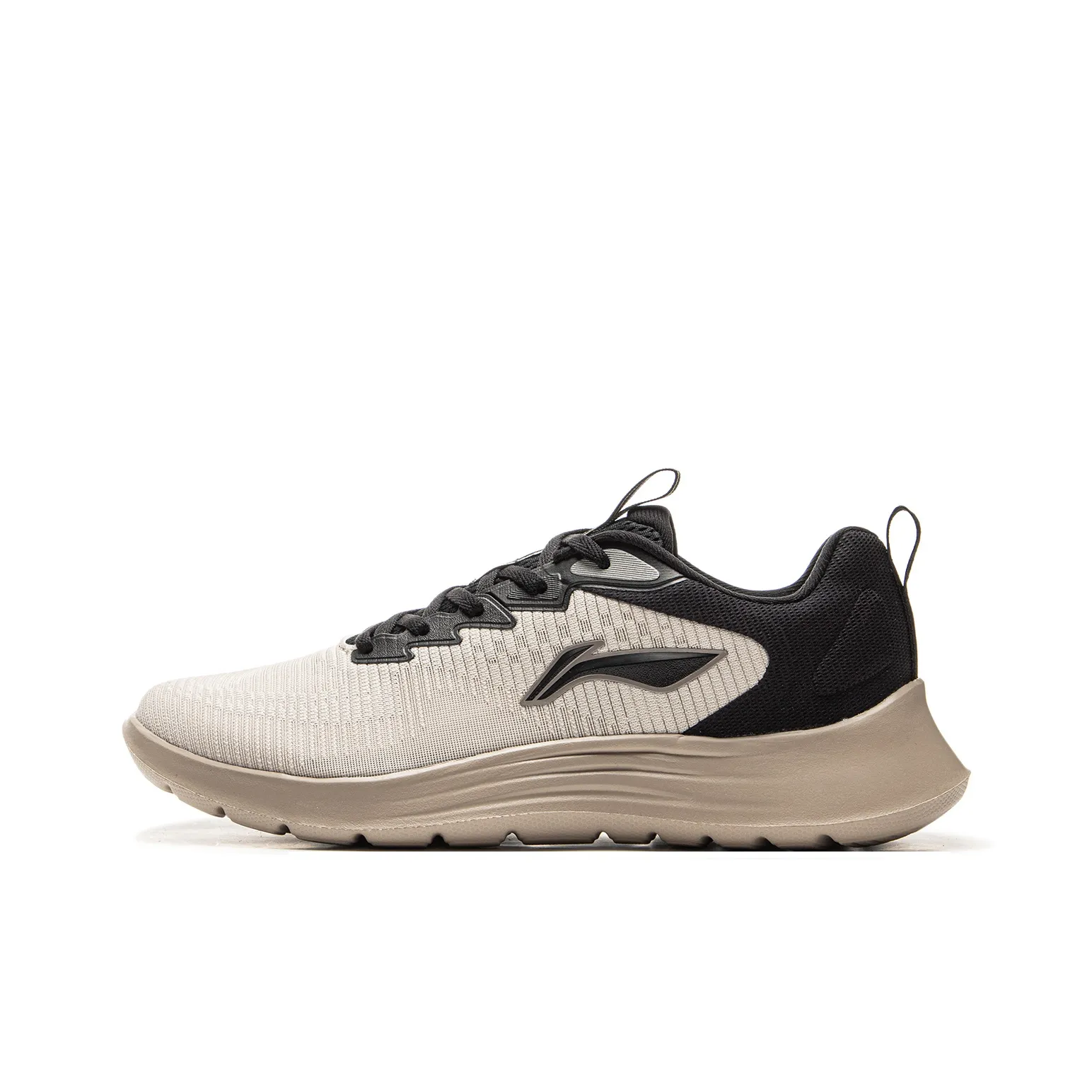 LINING Light String Беговые кроссовки Низкий топ Серый Черный Мужской