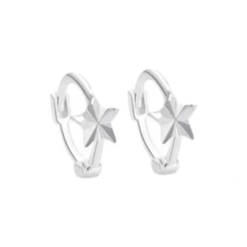 GUDUD S999 Fine Silver Earrings Unisex