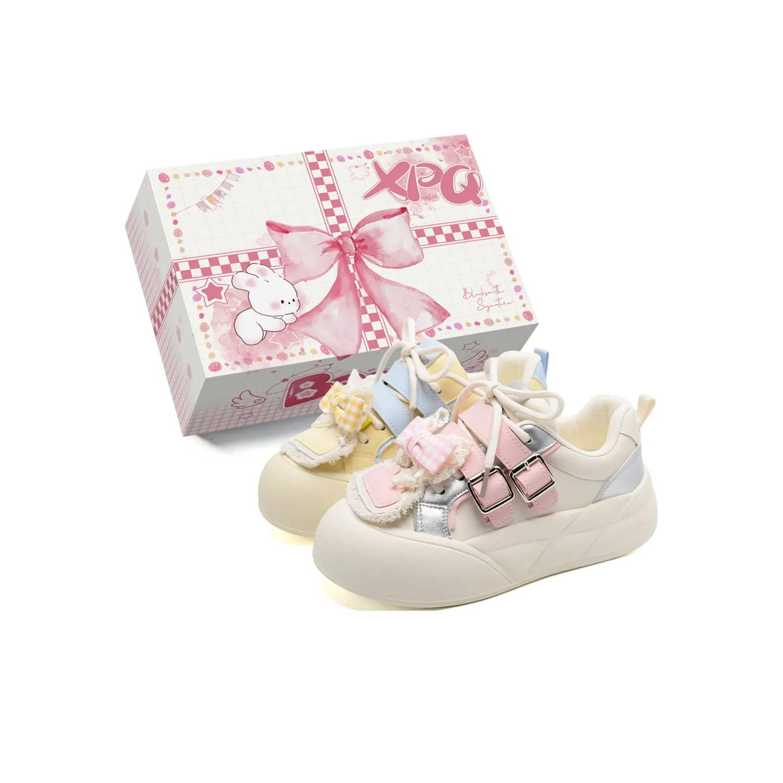 XPQ Противоскользящий Износостойкий и Сбалансированный Низкий Топ Повседневная Обувь Женская