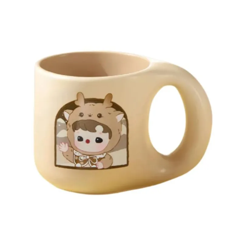 POP MART Коллаборация HACIPUPU Animal Applique Collection Керамическая Чашка Trend-Based Products