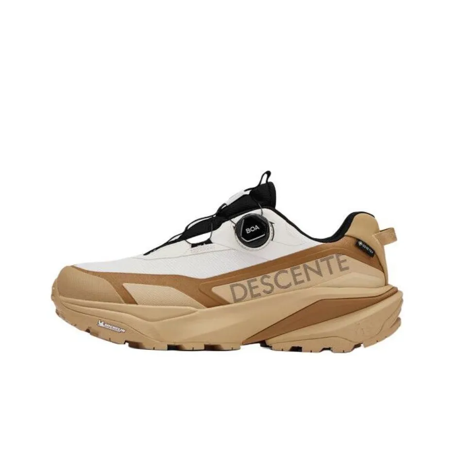 DESCENTE SKI STYLE Anti-Slip Wear-Resistant Low-Top Trekking Shoes Men's Brown