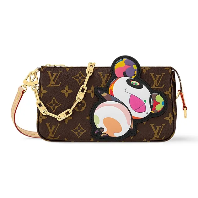 LOUIS VUITTON X Takashi Murakami Panda Pochette Accessories Monogram