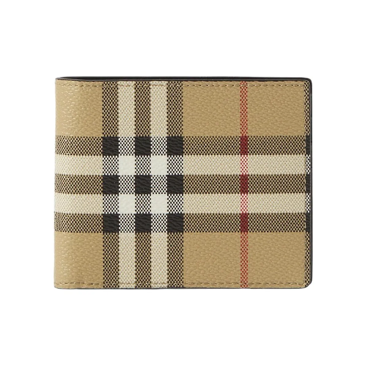 Burberry Vintage Check Leather Bifold Wallet